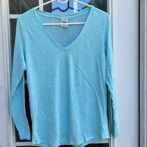 Pink brand, small long-sleeve t-shirt mint green great condition